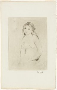 Étude pour une baigneuse - Pierre Auguste Renoir