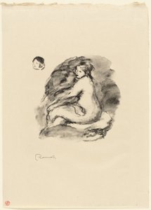 Étude de nu féminin assis, variante
