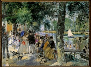 Baignade dans la Seine ou La Grenouillère. Café bal près de Chatou - Pierre Auguste Renoir