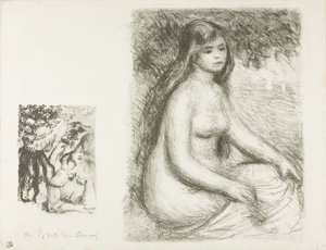 Le chapeau épinglé et la baigneuse