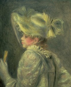 Le chapeau blanc - Pierre Auguste Renoir