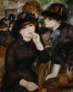 Deux filles en noir, 1880-1882