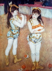 Deux petites filles de cirque