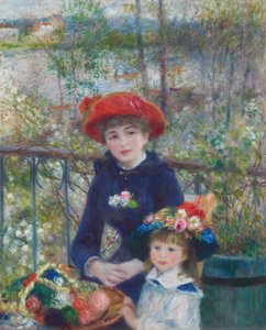Deux sœurs (sur la terrasse) - Pierre Auguste Renoir