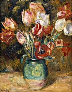 Vase de fleurs, 1888-89 - Pierre Auguste Renoir