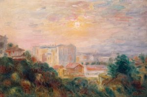 Vue de Montmartre - Pierre Auguste Renoir