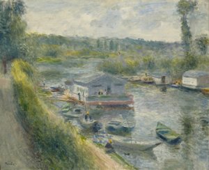 Bateau Lavoir à Bas-Meudon, vers 1874