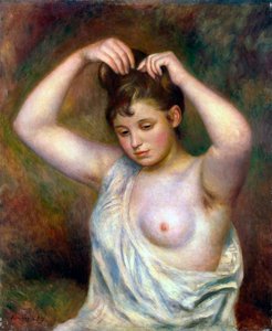 Femme arrangeant ses cheveux, 1887