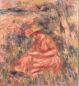 Femme assise sur l