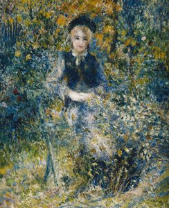 Jeune fille au banc