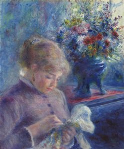 Jeune femme cousant, 1879