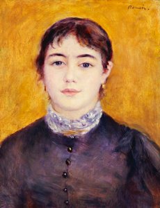 Jeune femme en bleu, 1879 - Pierre Auguste Renoir