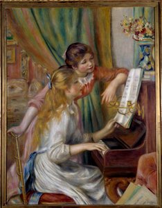 Jeunes filles au piano - Pierre Auguste Renoir