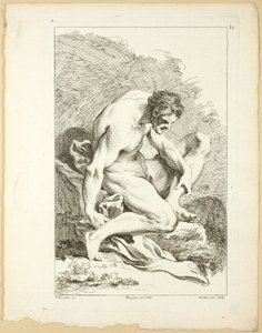 Figure, du Premier livre de figures d’Académies gravées en Partie par les Professeurs de l’Académie Royale - Pierre Aveline
