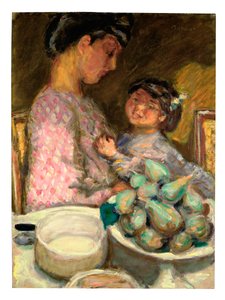 Une assiette de figues - Pierre Bonnard