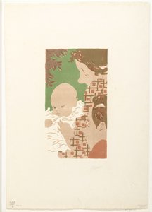 Andrée Terasse avec son fils Jean et son frère Pierre Bonnard (Scène de famille) - Pierre Bonnard