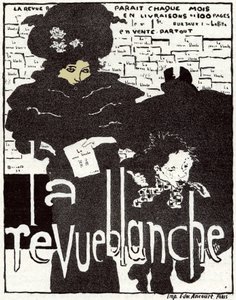 Art. La Revue Blanche. Affiche par Pierre Bonnard, France