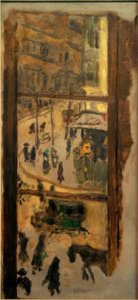 À travers les vitres