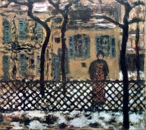 Derrière la clôture, vers 1895 - Pierre Bonnard