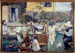 Après-midi bourgeois ou la famille Terrasse, 1900