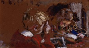 Enfants lisant - Pierre Bonnard