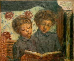 Enfants lisant (Charles et Jean Terrasse)