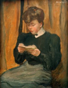 Femme lisant un livre