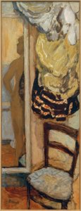 Nu féminin dans le miroir - Pierre Bonnard