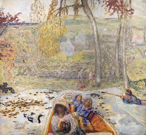 Dans un bateau - Pierre Bonnard
