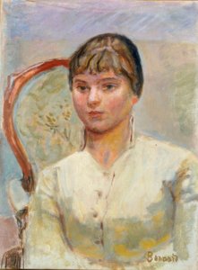 Jeune femme au fauteuil