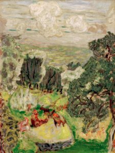 L’oliveraie; Paysage aux chèvres