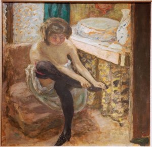 La femme aux bas noirs - Pierre Bonnard