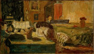 La soirée au salon (Famille Terrasse)