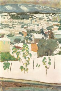 Le Cannet sous la neige, vers 1927