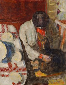 Marthe à la nappe blanche, 1926 - Pierre Bonnard