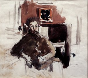 Autoportrait. Peinture de Pierre Bonnard (1867-1947) 20e siècle Collection privée