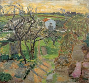 Coucher de soleil printanier, 1909