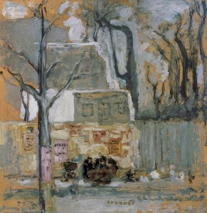 Coin de rue à Paris. Vers 1905
