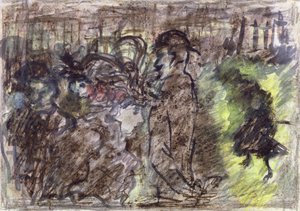 La place, soir, 1899 - Pierre Bonnard