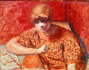 La blouse orange