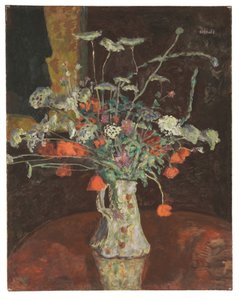 Fleurs sauvages, ombelles et coquelicots, vers 1912 (huile sur toile) - Pierre Bonnard