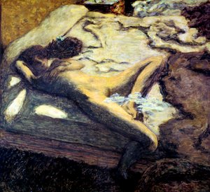 Femme allongée sur un lit, ou La Femme indolente - Pierre Bonnard