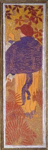 Femme à la pèlerine - Pierre Bonnard