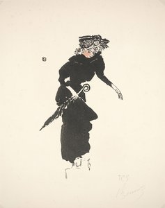 Femme au parapluie - Pierre Bonnard