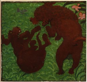 Deux chiens jouant - Pierre Bonnard
