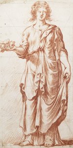 Une figure allégorique debout - Pierre Brebiette
