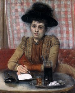 Au café, c.1900-1901