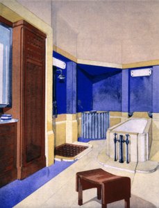 Projet de salle de bain, vers 1925