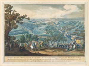 La bataille de Poltava le 27 juin 1709 - Pierre Denis II Martin