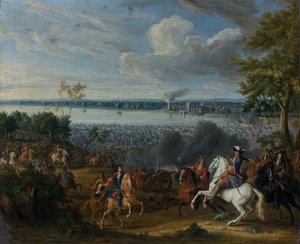 La traversée du Rhin à Lobith, 12 juin 1672